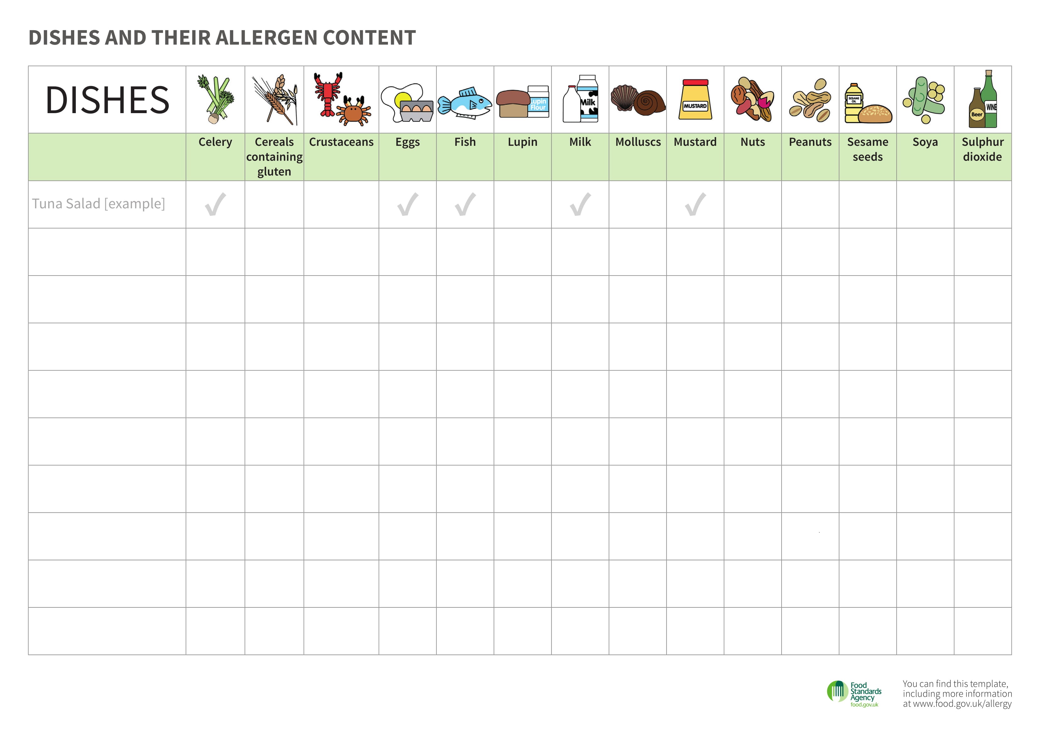 Check Lists, Charts & Planners Free From Food
